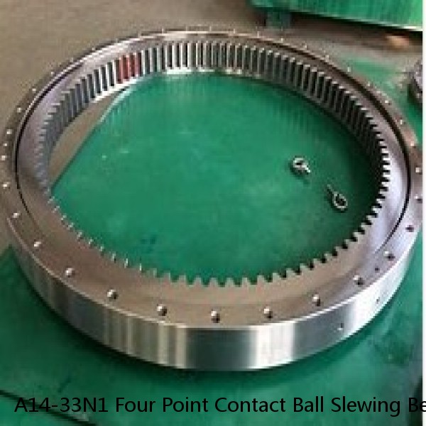 A14-33N1 Four Point Contact Ball Slewing Bearing With Inernal Gear